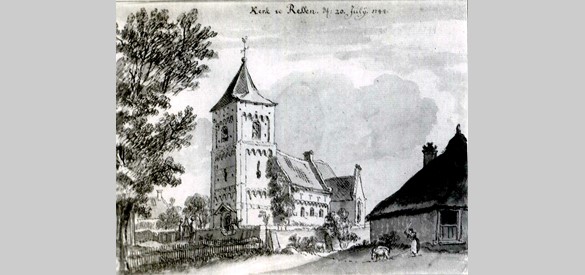 Kerk Ressen. J. De Beijer. 1744