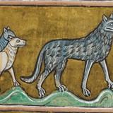 Miniatuur uit ‘The Rochester Bestiary’ ca 1230-1400. © British Library, publiek domein