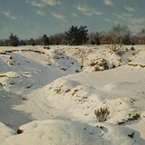 Sneeuwlandschap, door Jan Voerman jr, 1944. © Voerman Stadsmuseum Hattem