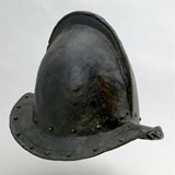 Staate piekeniershelm uit Nederland ca. 1630, collectie Loevestein, GL00100X. ©