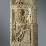 De Godenpijler, 1ste eeuw n.Chr., gevonden in Kelfkensbos, Nijmegen. © Collectie Valkhof Museum, Archeologisch Depot Gelderland