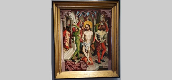 De geseling van Jezus, onbekende Zuid-Duitse of Beierse kunstenaar, ca. 1500.
