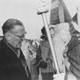 Intocht Sinterklaas, 24-11-1956. In het midden burgemeester Hustinx. © Regionaal Archief Nijmegen, CC-BY-SA