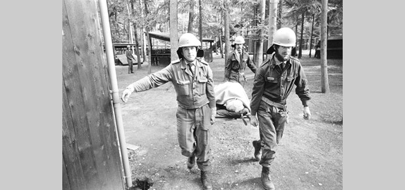 Oefening van de Bescherming Bevolking in 1979.