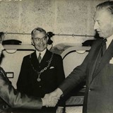 Opening commandopost BB aan de Watertorenweg, Berg en Dal, 1950-1961. © J.F.M. Trum, collectie Regionaal Archief Nijmegen, cc-by-sa