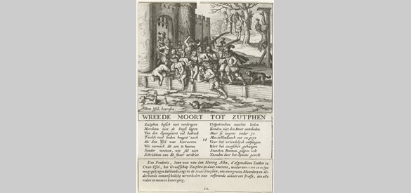 Moord te Zutphen, 1572.