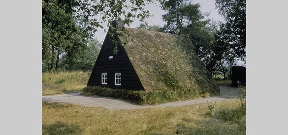 Plaggenhut in het Nederlands Openluchtmuseum.