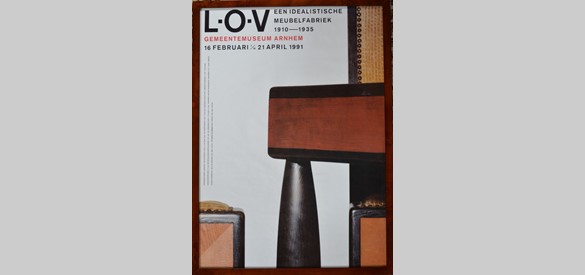 Poster van de tentoonstelling over de L.O.V. in 1991