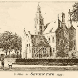 'T huis te 'Seventer' door Jan de Beijer, 1745 © Via Wikipedia, Publiek Domein