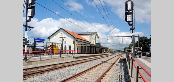 Het station van Nijkerk, begin eenentwintigste eeuw.