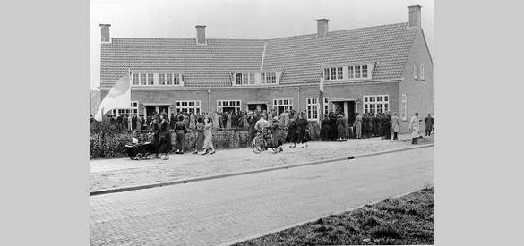 Werkverschaffing: woningbouw in het Broek, 1935