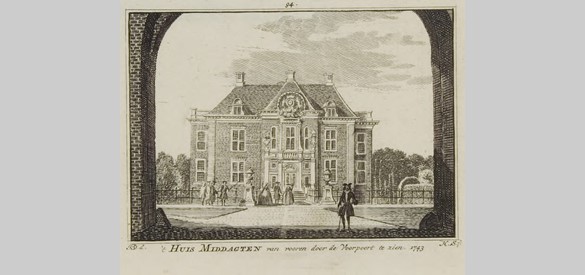 t'Huis Middagten omstreeks 1743