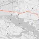 Kaart Wageningen naar de Bilt - aardappels halen