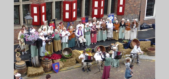 Koor op Doesburgse Hanzefeesten