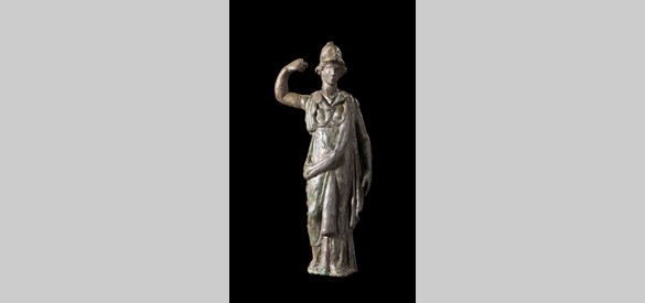 De Griekse godin Athena (voor de romeinen Minerva), gevonden in een nederzetting bij Ede-Veldhuizen