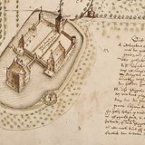 04 Kasteel Middachten met omgrachting (uitvergroot detail kaart 1652) © Nicolaes van Geelkercken, Gelders Archief, CC-BY