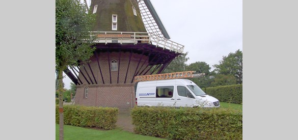 Inspectie van de Walderveense molen door Monumentenwacht Gelderland