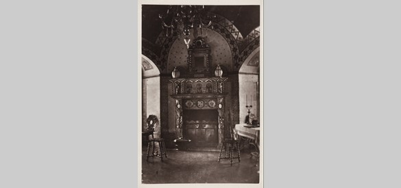 Interieur-afbeelding uit de kronieken van Ammersoyen door John Box, 1870