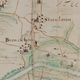 Kasteel Oud Spaensweert op de kaart "Den Ysselstroom van Isseloort tot voor de stad Deventer" (1719) © Gelders Archief PD
