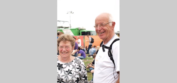 Gerrit en Marie uit Meteren bezochten Appelpop 2011