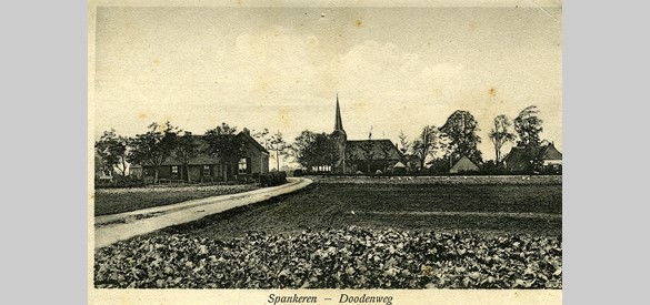 Het dorp Spankeren, omgeving van de Puthof rond 1900