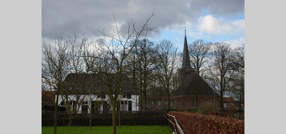 Het dorp Spankeren, omgeving van de Puthof in 2016