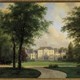 Het witte Loo vanuit het park gezien door Andreas Schelfhout 1787 1870 Collectie Paleis Het Loo. Bron CollectieGelderland.nl