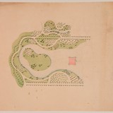 Parkontwerp Biljoen door J.G. Michael, 1784. Bron: Gelders Archief