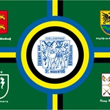 Vlag van de Federatie Gelderse Schuttersgilden en Schutterijen St. Hubertus