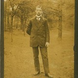 Meester Gerrit J. van Sloten van de lagere school Elspeet (Foto: Streekarchivariaat Noord-West Veluwe)