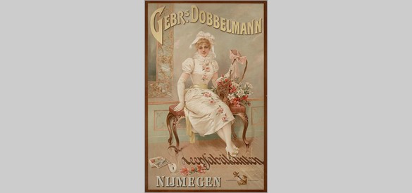 Gebr. Dobbelmann. Zeepfabrikanten. Nijmegen. Drukker: Lankhout, Lith., Den Haag. 1890-1900.