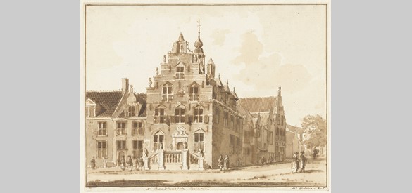 Het stadhuis van Buren, Hendrik Spilman, 1757.