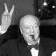 Churchill was een groot liefhebber van sigaren. © Publiek domein.