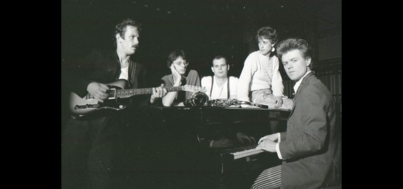 Klutz, v.l.n.r. Hans Romijn, Jan Stavenuiter, Pieter Schoots, Ali Richter, Harry de Beer
