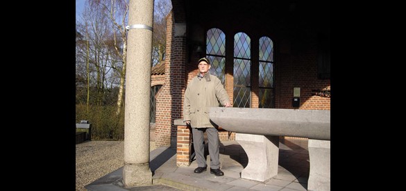 Piet Basten bij de Kapelberg