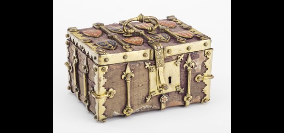 Juwelenkistje van Mechteld van Gelre, ca. 1350.