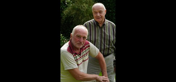Aart Kusters (l) en Ton Jansen