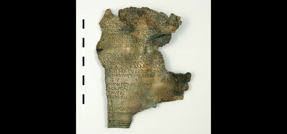 Het Romeinse diploma van Elst, gevonden in Elst-Lienden, 98 n.Chr.