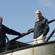 Cor en Koos op een vissersboot © Donald Schalk, alle rechten voorbehouden