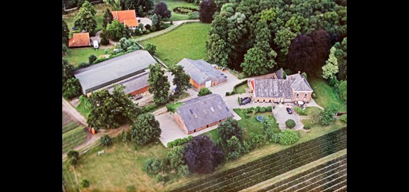 Luchtfoto boerderij Wissink