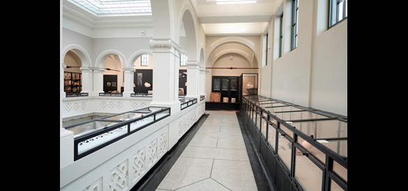 Tentoonstellingsruimte van Museum Kam.