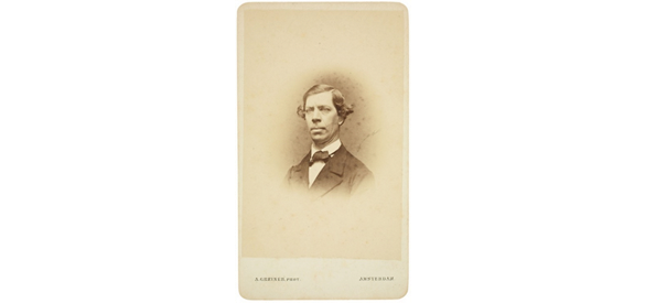 Portret van Unico Aubin Wilkens. Ca. 1864-1874.