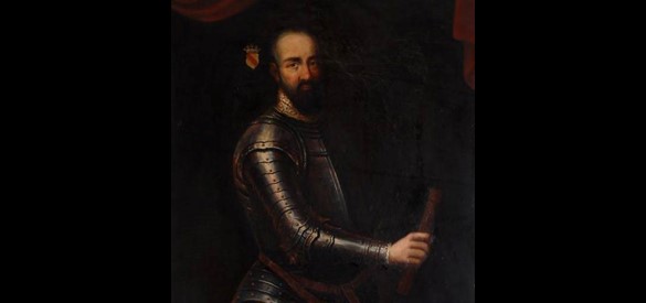 Portret van Frederik Johan van Baer tussen 1675 en 1699.
