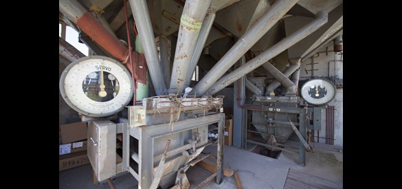 In de silo van de voormaalige maalderij van Boeijink