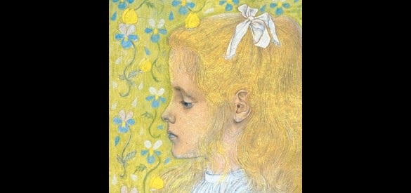 Portret van Charley Toorop door Jan Toorop, 1897.