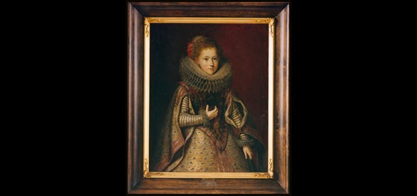 Portret van Maria Elisabeth Clara van den Bergh. Een schilder uit de kring van Peter Paul Rubens, mogelijk Cornelis de Vos, ca. 1620.