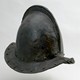 Staate piekeniershelm uit Nederland ca. 1630, collectie Loevestein, GL00100X. ©