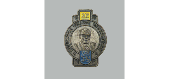 Medaille van de Veluwe Wandeltocht, 1975.