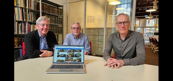 Op de foto: Van links naar rechts Paul Roodbol, Cor Woertman en Etienne van den Hombergh.