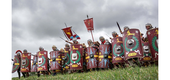 Gladiatoren event bij Museumpark Orientalis.